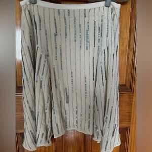 Club Monaco Blush Beaded Skirt in Size 8